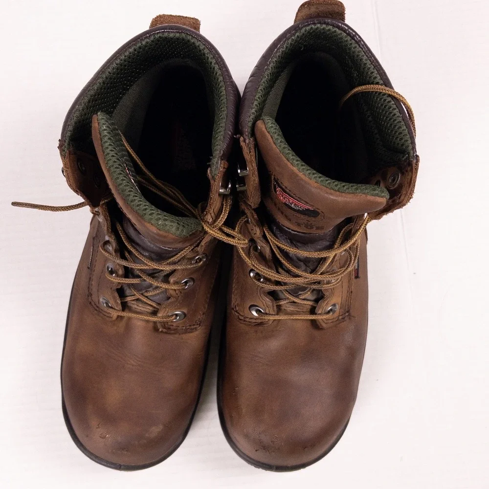Red Wing 2240‎ Work Boots Mens 12 Brown King Toe Safety Waterproof ASTM Workwear